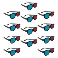 20pcs useful plastic video glasses red blue movie glasses stereoscopic glasses 3d glasses