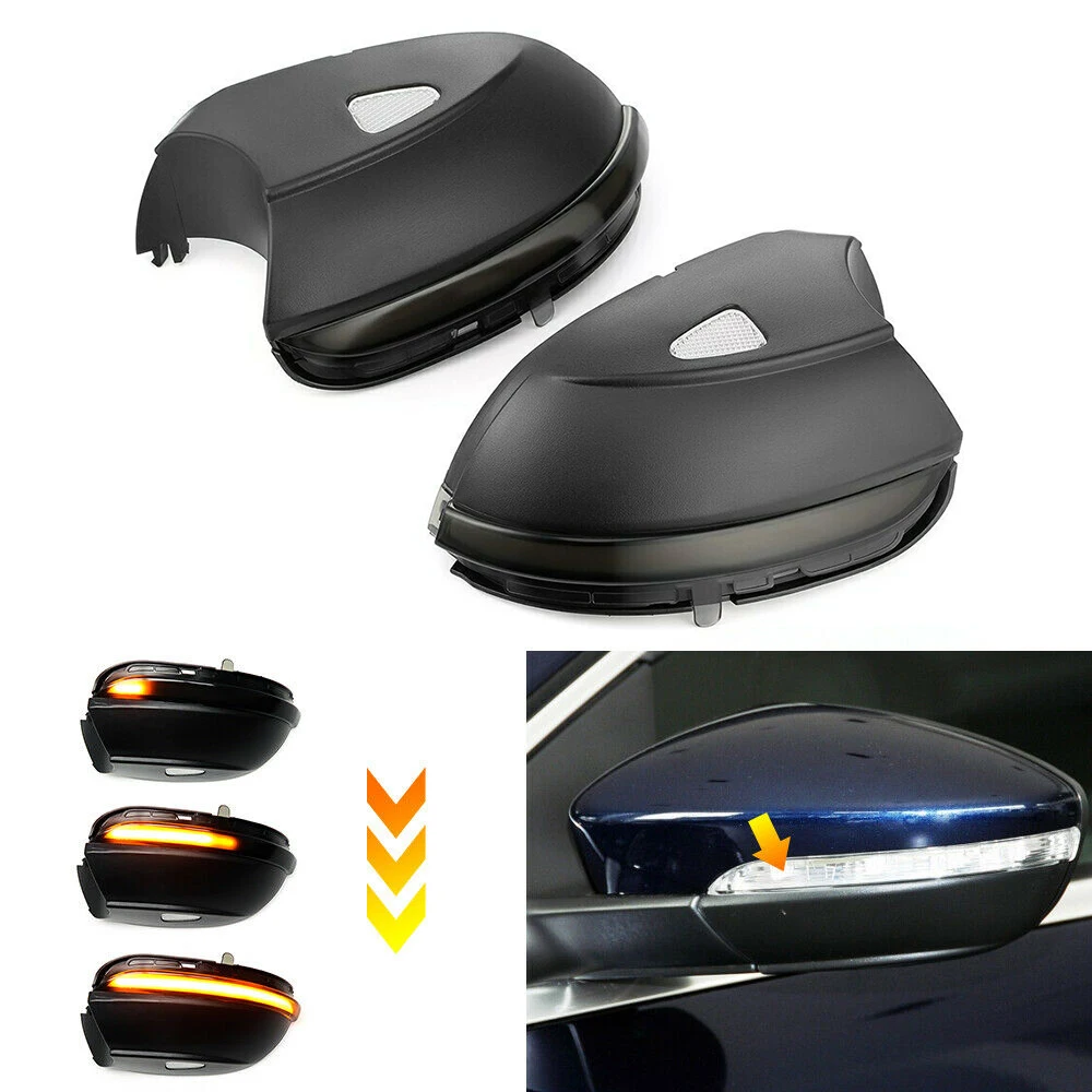 Автомобильный динамический боковой указатель поворота для Scirocco MK3 2009 2015