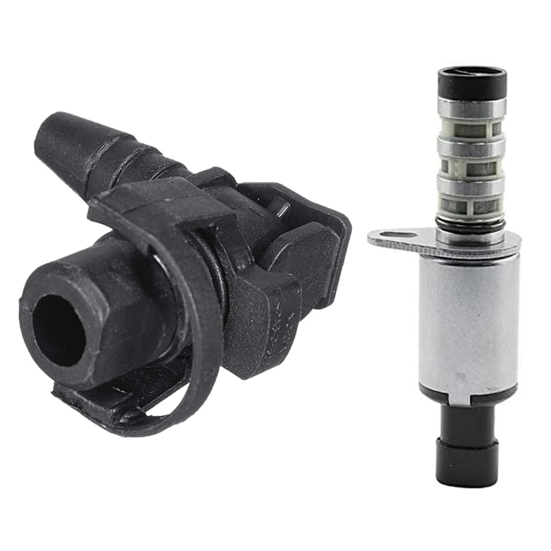 

2 Set Car Accessories: 1 Set Throttle Pipe Joint 55354565 & 1 Pcs Solenoid Variable Valve VVT