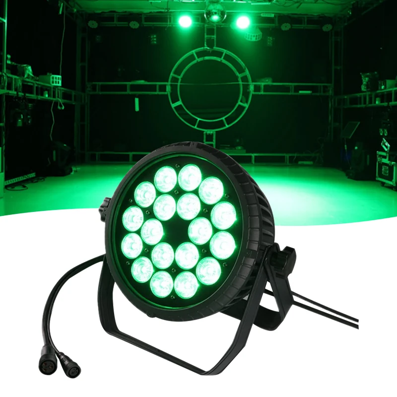

ZHAOPAILAO Outdoor Waterproof 18*4in1 RGBW LED Par Lights Stage