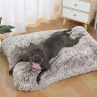winter plush dog bed warm cat bed sofa sleeping cushion soft dog house pet blanket for small medium large pet dogs cat bed mat