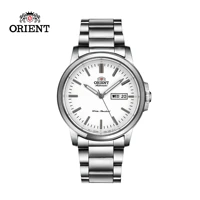 original orient automatic watch for men japanese classic wrist watch white see through case back stainless steel