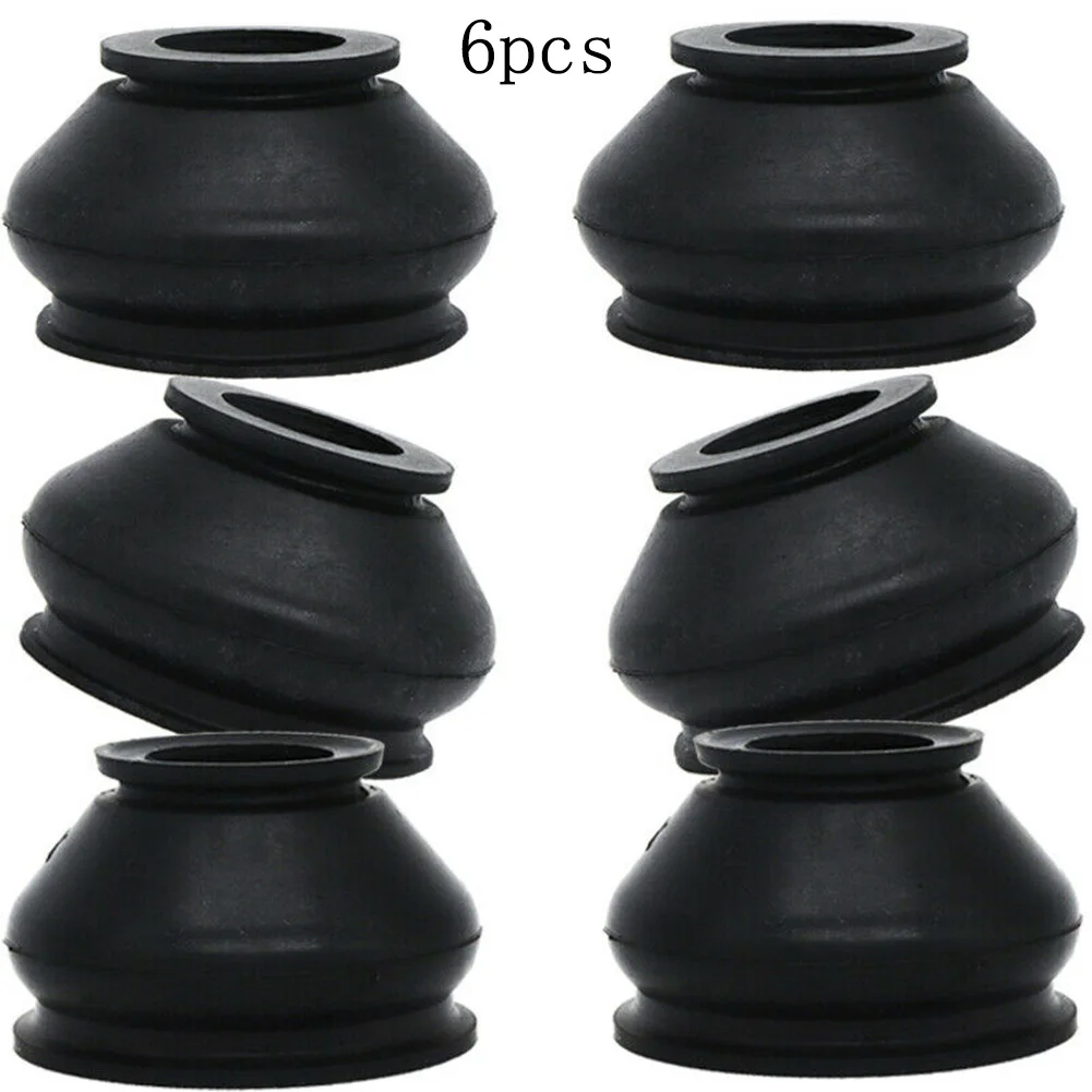 

6pcs Universal Car Suspension Steering Ball Joint Rubber Dust Boot Cover Track Tie Turn Rods Rubber Dust Boot Cover
