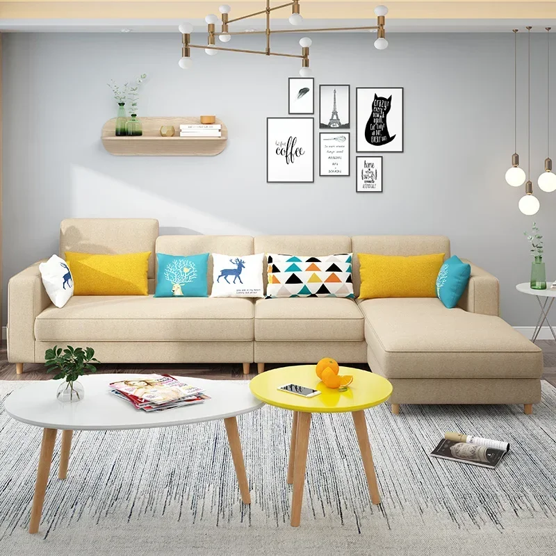Фото Скандинавский диван Living zimmer 123bel комплект современных европейских секционных диванов для домашней гостиной L унигigen stoff sofa №3