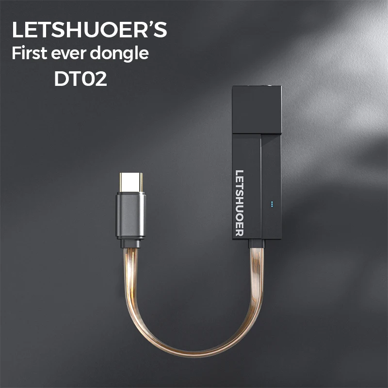 

shuoer | DT02 HiRes Headphone Amplifier Type C DAC & AMP Dongle 3.5mm/2.5mm Adapter Amp HiFi Decoding for Phones / Audio Output
