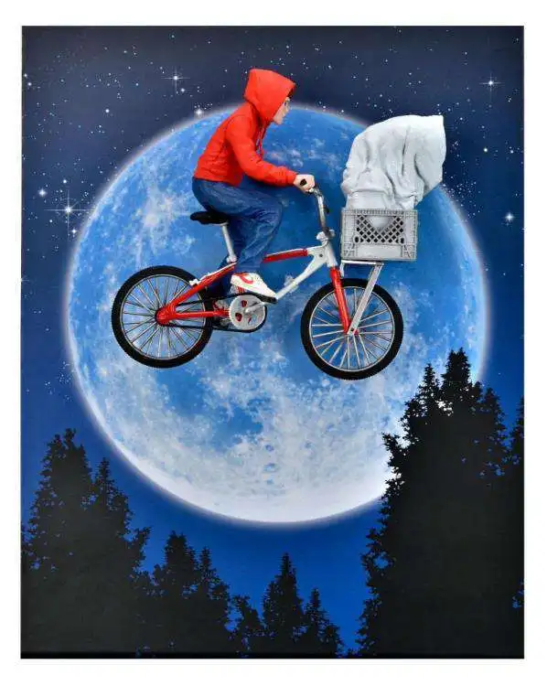 Neca E.T. Экстра-Эфир 40-й годовщины &amp Эллиот с велосипедом Ver Аниме экшн-фигурка