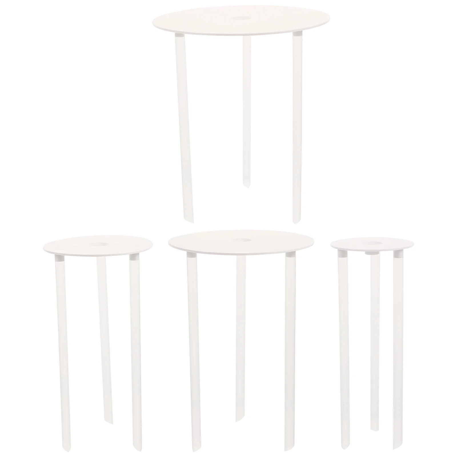 

Cake Dowels Stacking Tiered Holder Stand Weddingpara Soportes Cakes Rack Clear Boards Separator Cream Spatulas Rods Support