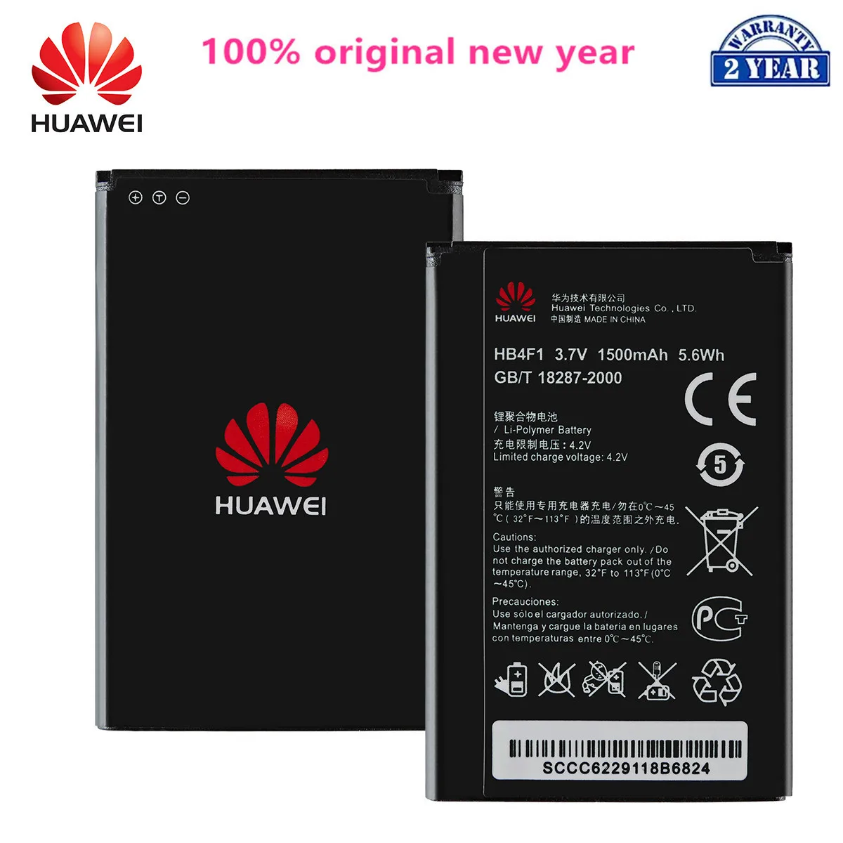 100% Оригинальный аккумулятор HB4F1 для Huawei U8220,U8230,E5830,E5838,E5,C8600, T-Mobile Pulse,E585, Ascend M860, U8800,C8800,U8520