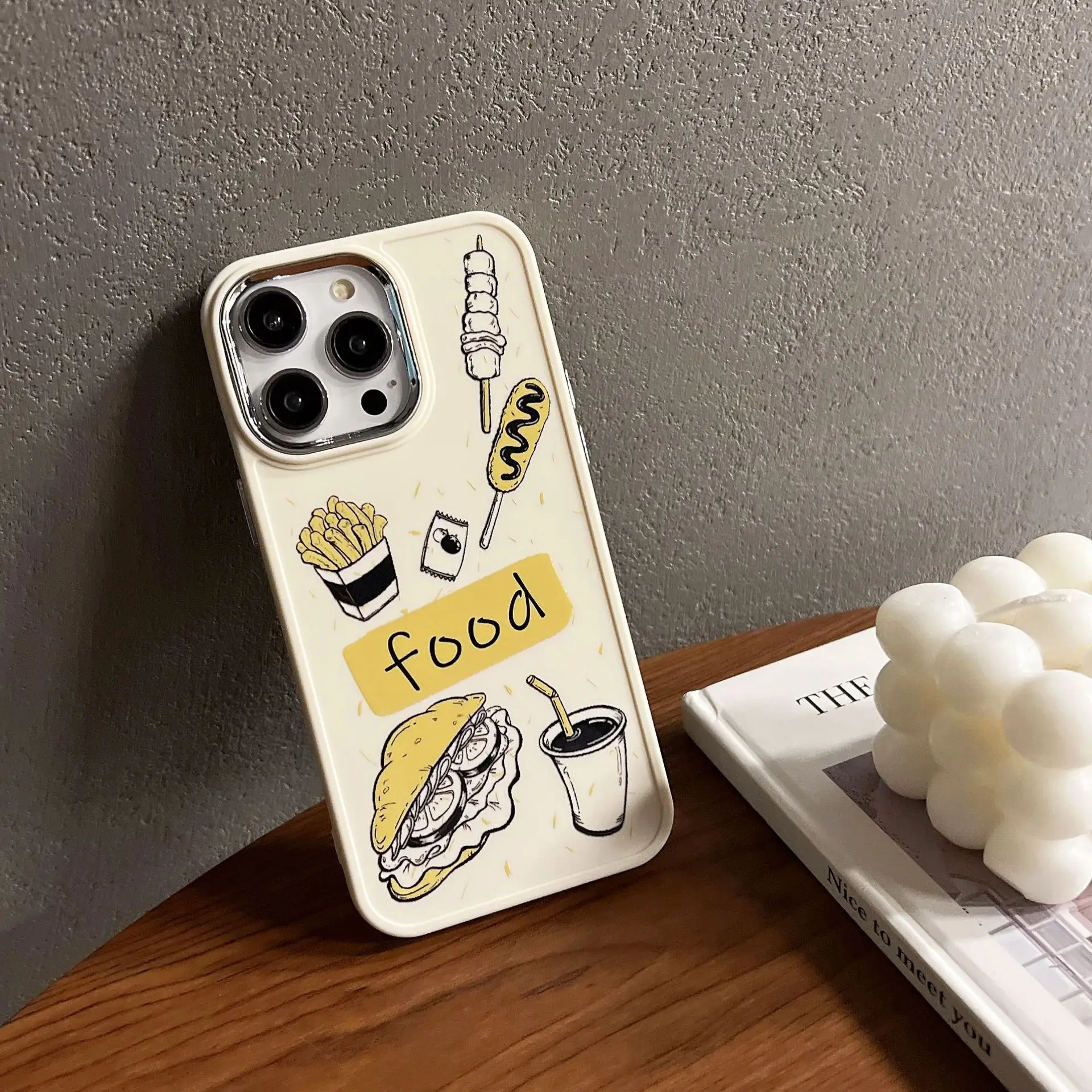 

Electroplated Lens Photo Frame Suitable for Apple 14promax Phone Case Cartoon 13 Cute Pet 12 Drop-Resistant 7P Soft Case 11 Tide