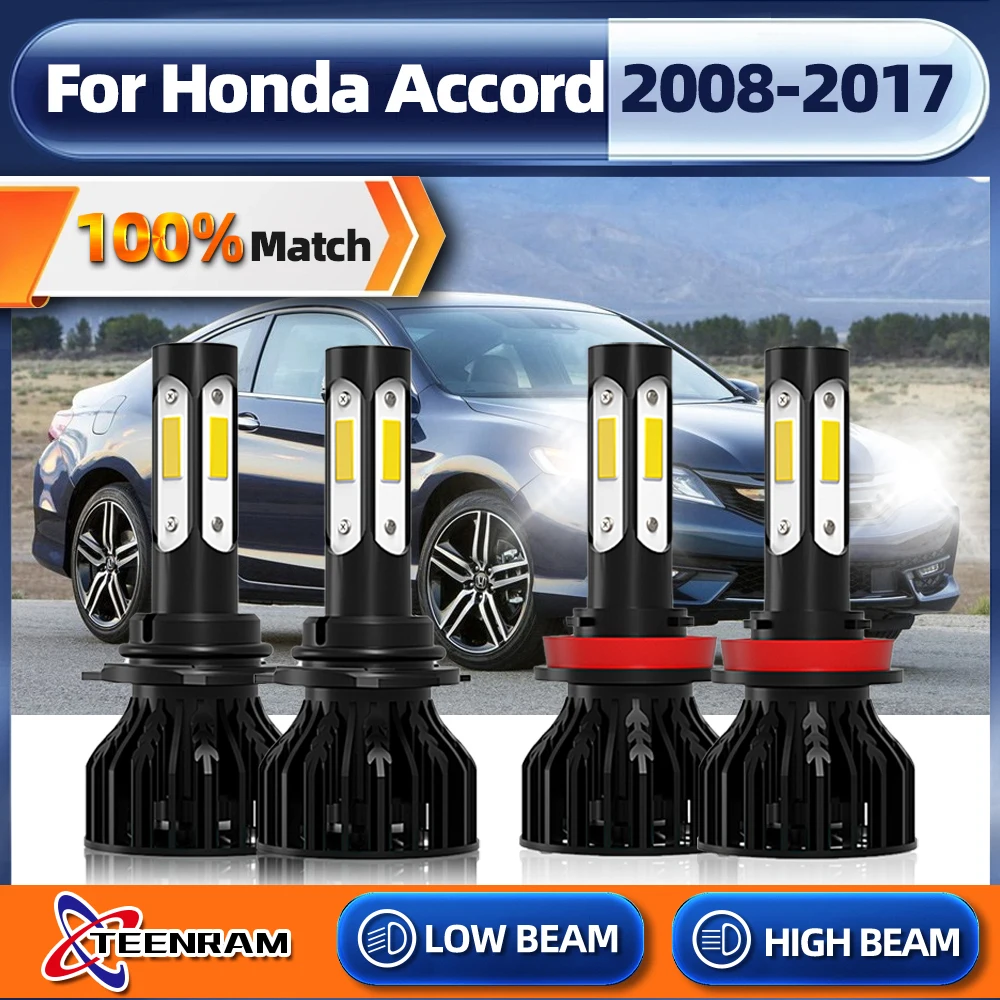 

9005 HB3 H11 LED Headlight 40000LM 240W LED Headlamps Bulbs Turbo Lamp 6000K For Honda Accord 2008-2012 2013 2014 2015 2016 2017