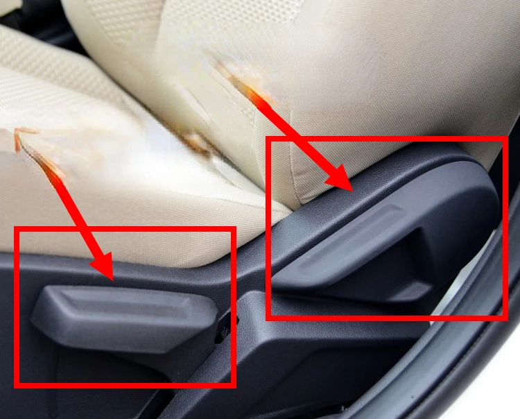 

Seat back adjustment handle Height adjustment handle buckle for 2015-2018 Ford ESCORT