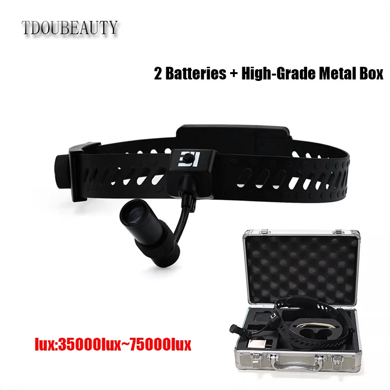 Беспроводной хирургический светодиодный налобный фонарь мощностью 7 Вт для