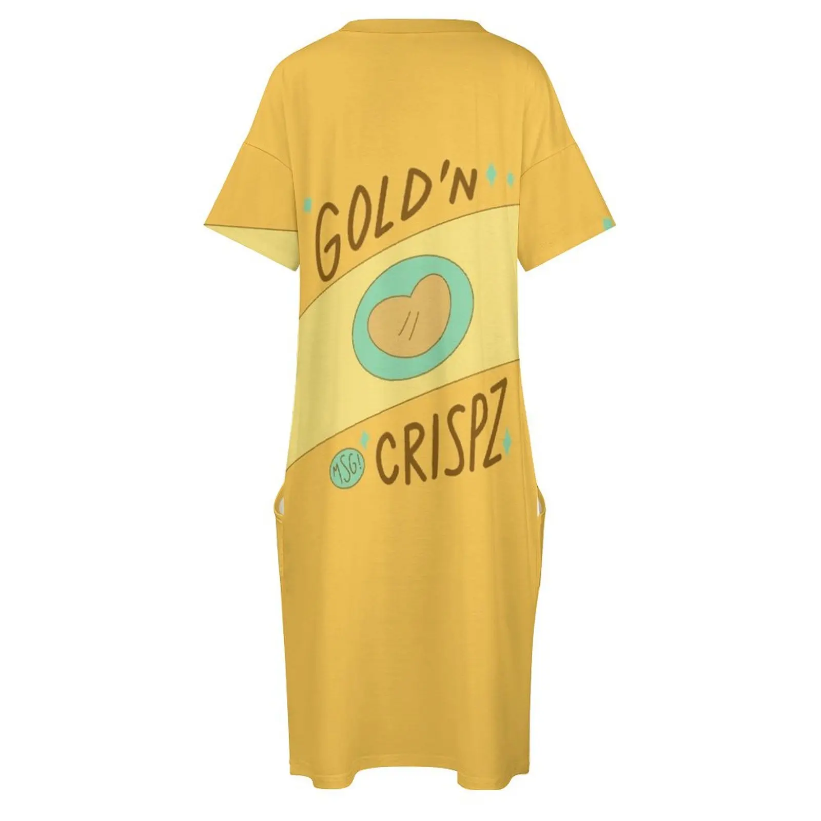 Золотой халат Ludo - Star vs FOE Свободное платье с карманами Женские летние платья