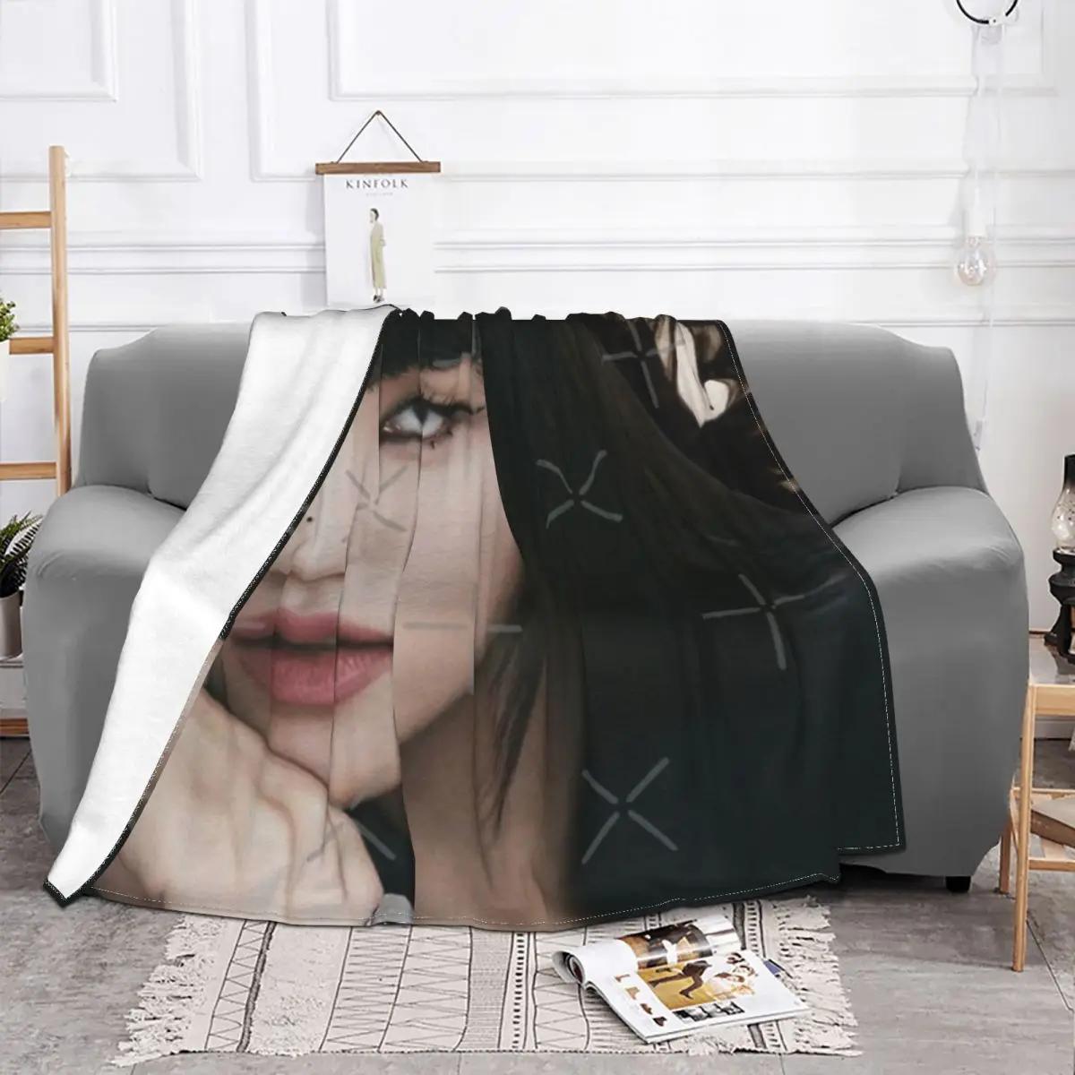 ITZY YEJI чеширское одеяло покрывало на кровать комплект постельного белья