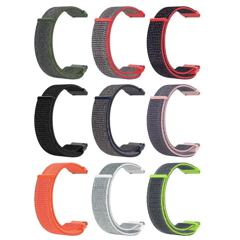 

18mm Nylon Woven Loop Breathable Wrist Strap For F-ossil Gen 4 Fossil Wearable Watch Band Devices Smart Accessories Correa