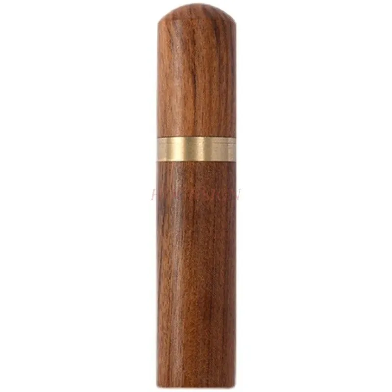 Redwood и черное дерево герметичная портативная коробка для лекарств маленькая