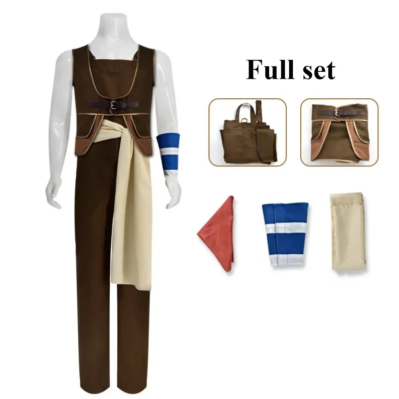 Usopp ТВ Косплей Костюм для взрослых пальто жилет аксессуары Полный комплект