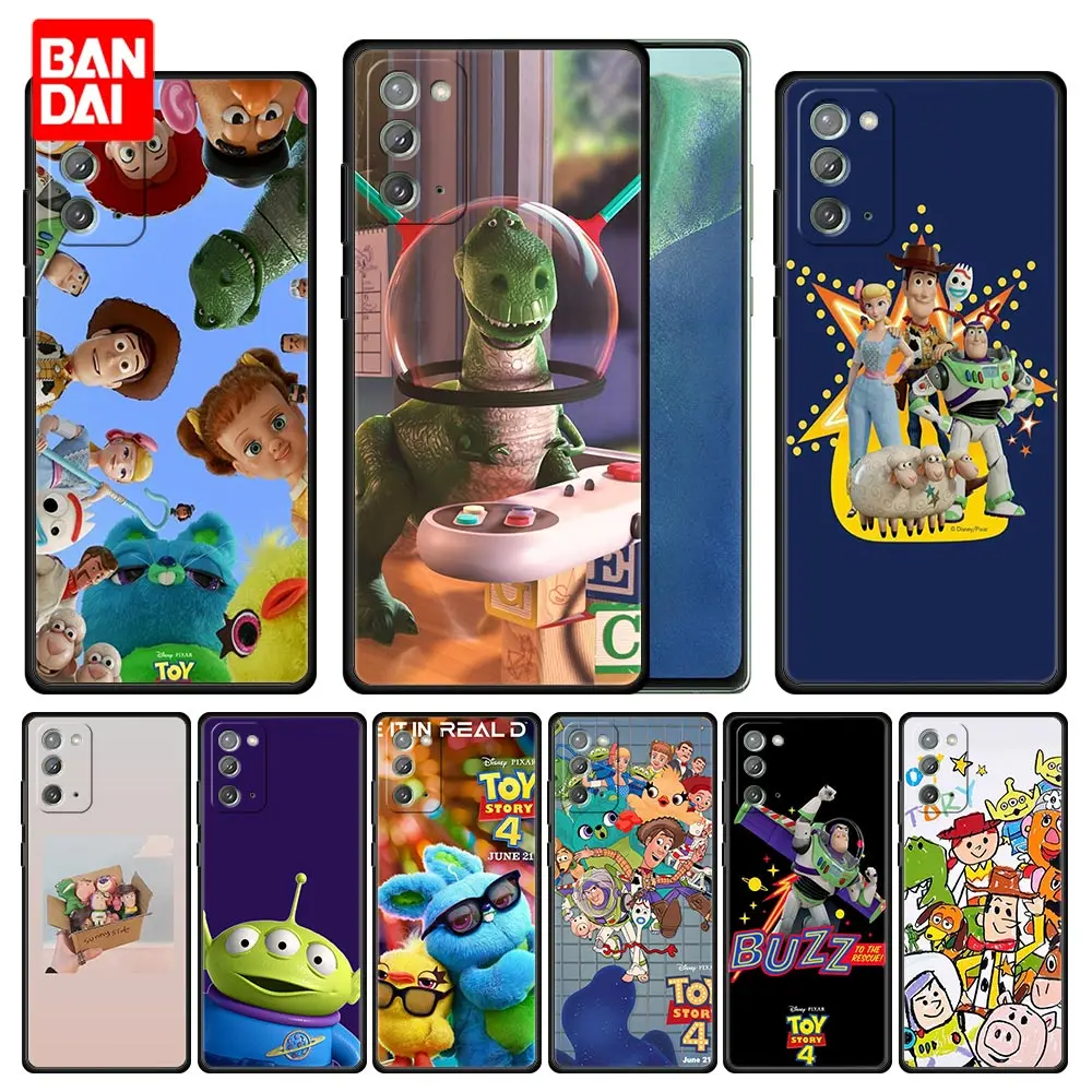

Cover Case for Samsung Galaxy Note 20 10 9 8 S21 S20 FE Plus Ultra Lite 4G 5G Shell Bag Soft Disney Cartoon Toy Story Aliens