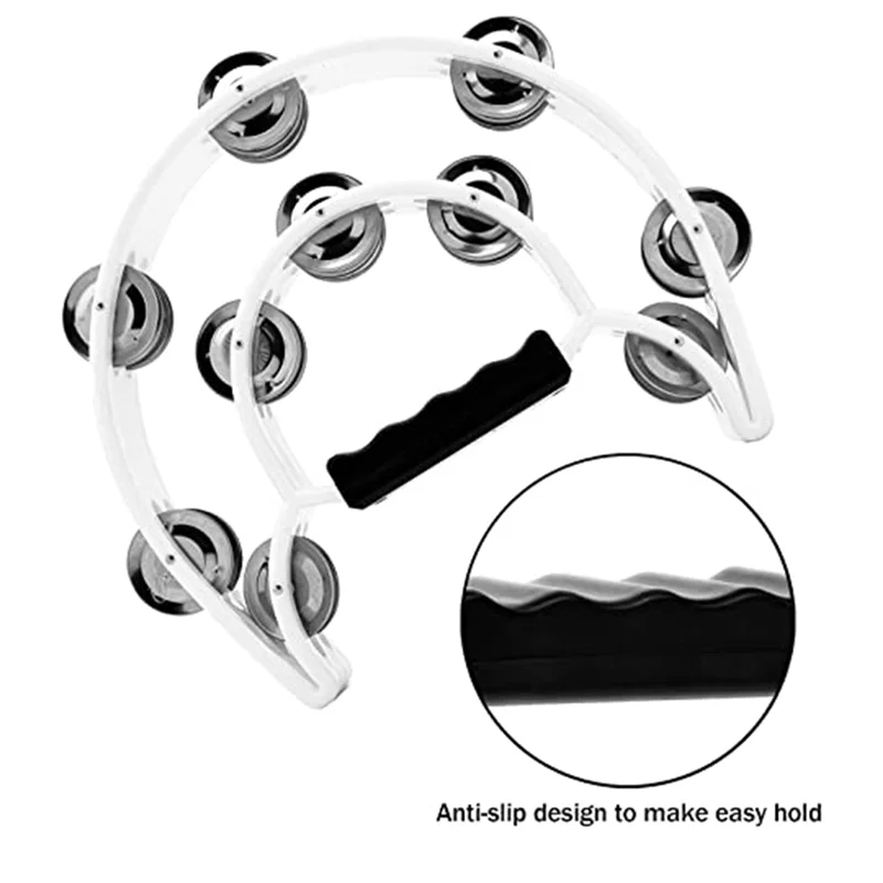 Табурин Half Moon-музыкальный инструмент ударный барабан и гитара (белый)