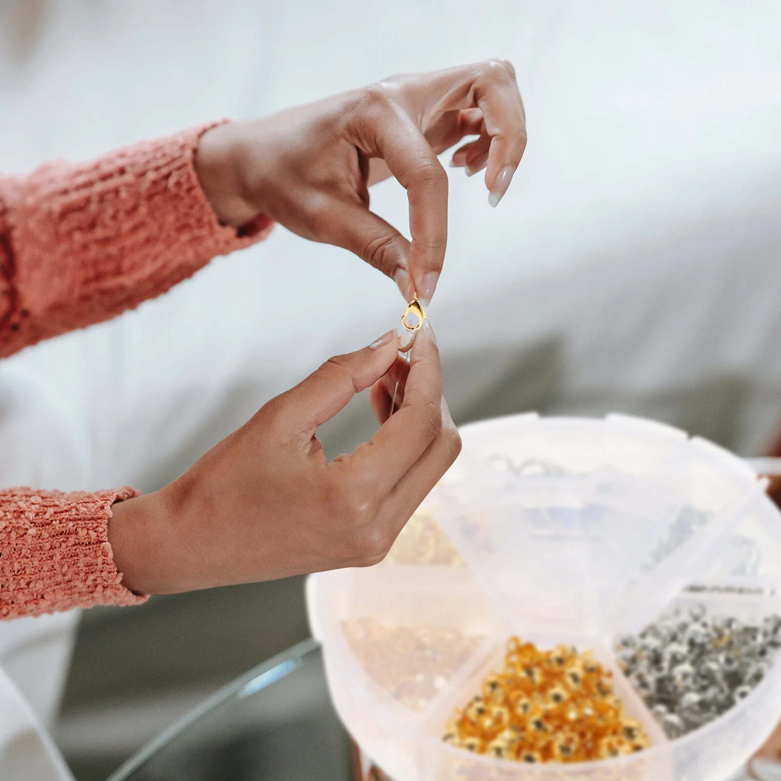 Bracelet Connection Accessories DIY Lobster Clasp Set Handmade Jewelry Material Wire Crimping Tool Self Iron Tools Decorating