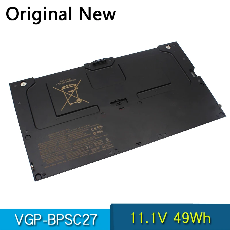 

Оригинальный VGP-BPSC27 BPSC27 ноутбук Батарея для SONY VAIO VPCZ21A VPCZ212 VPCZ213 VPCZ214 VPCZ216 VPCZ217 11,1 V 49Wh