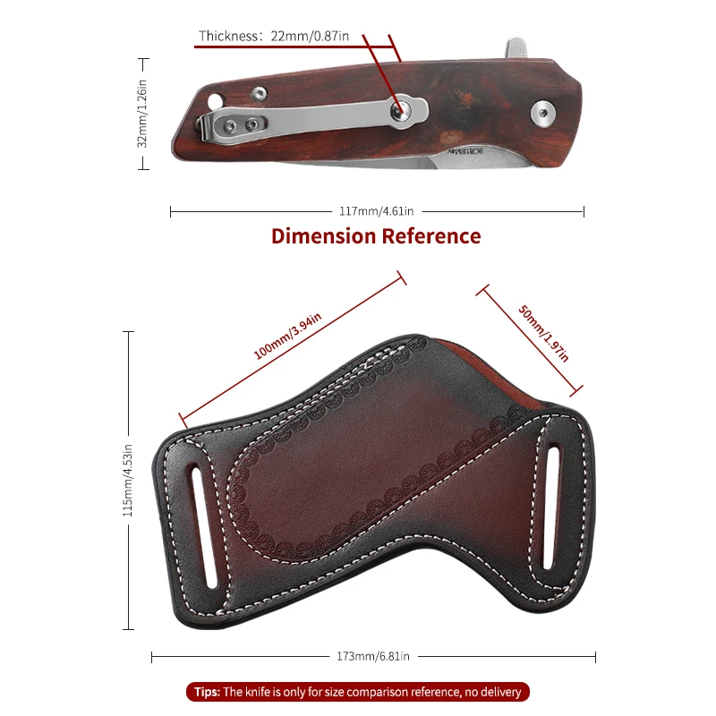 Винтажная Кожаная Поясная Сумка Для Инструментов Edc Мини-карманный Держатель