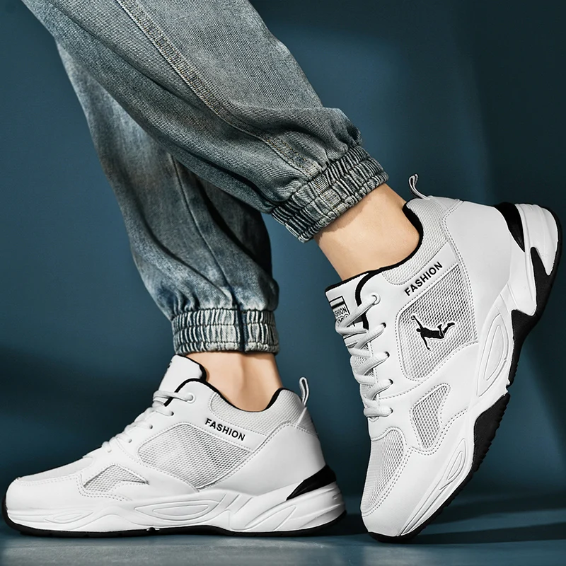 Running Shoes New Light Breathable Air Cushion Shoes Mesh Men Brand Outdoor Sport Shoes Women Fashion Sneakers 2023 Lace-up