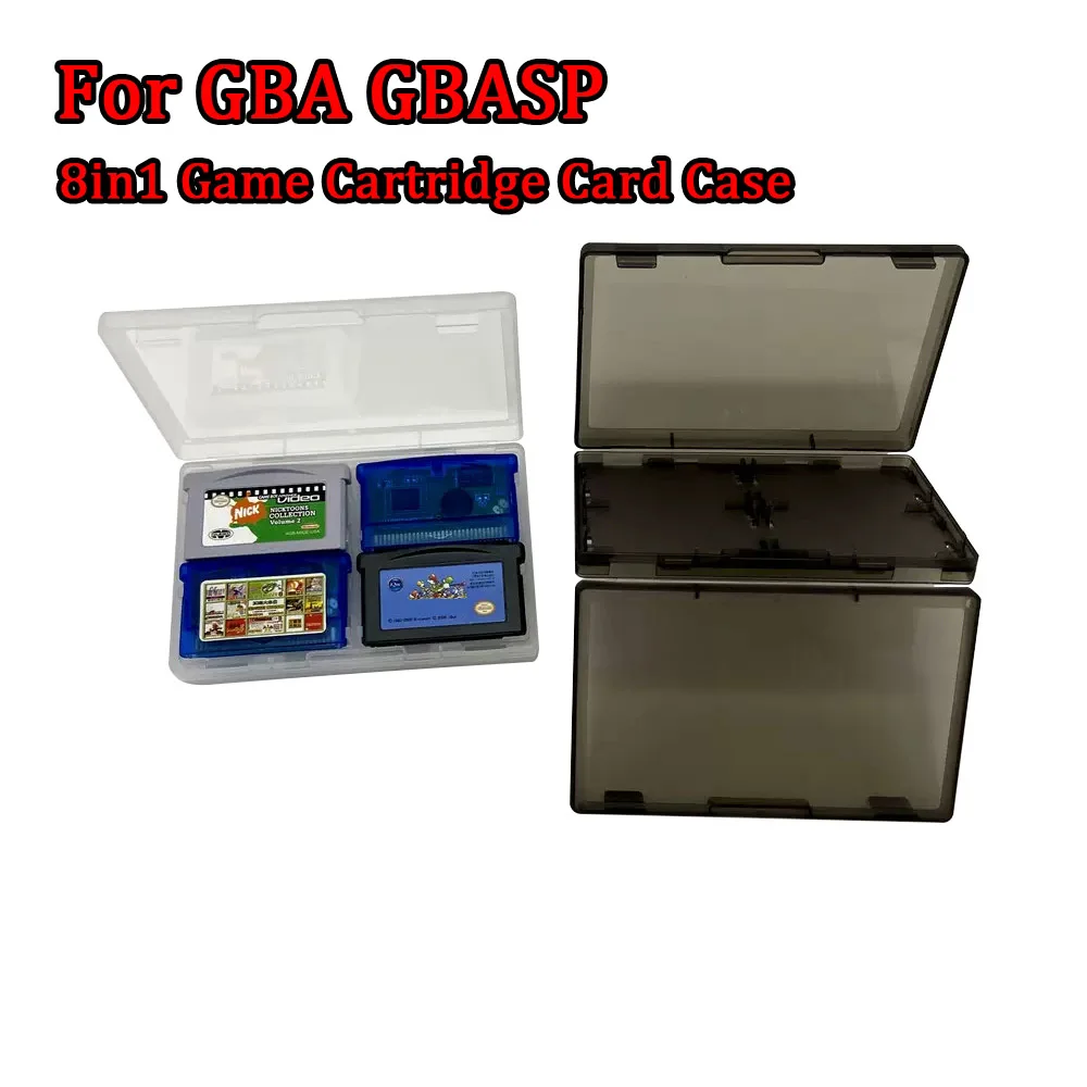 Прозрачный игровой картридж Все в одном для игровых карт GameBoy GBA SP двухслойный