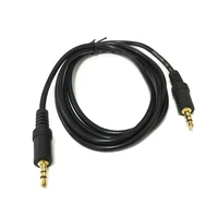 car aux audio cable computer mp3 jumper wire 3 5mm male to male pigtail 143cm