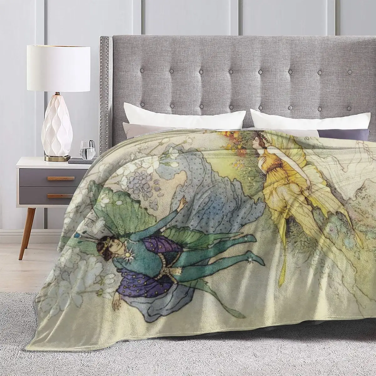 Ультрамягкое Флисовое одеяло Midsummer Night S Dream - Warwick Goble An