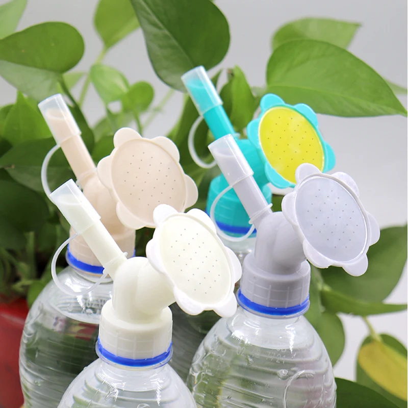 

Bottle Cap Sprinker 2-IN-1 Home Garden Mini Watering Can Double Head Water Spout Bonsai Nozzle For Indoor Outdoor Seedling Plant