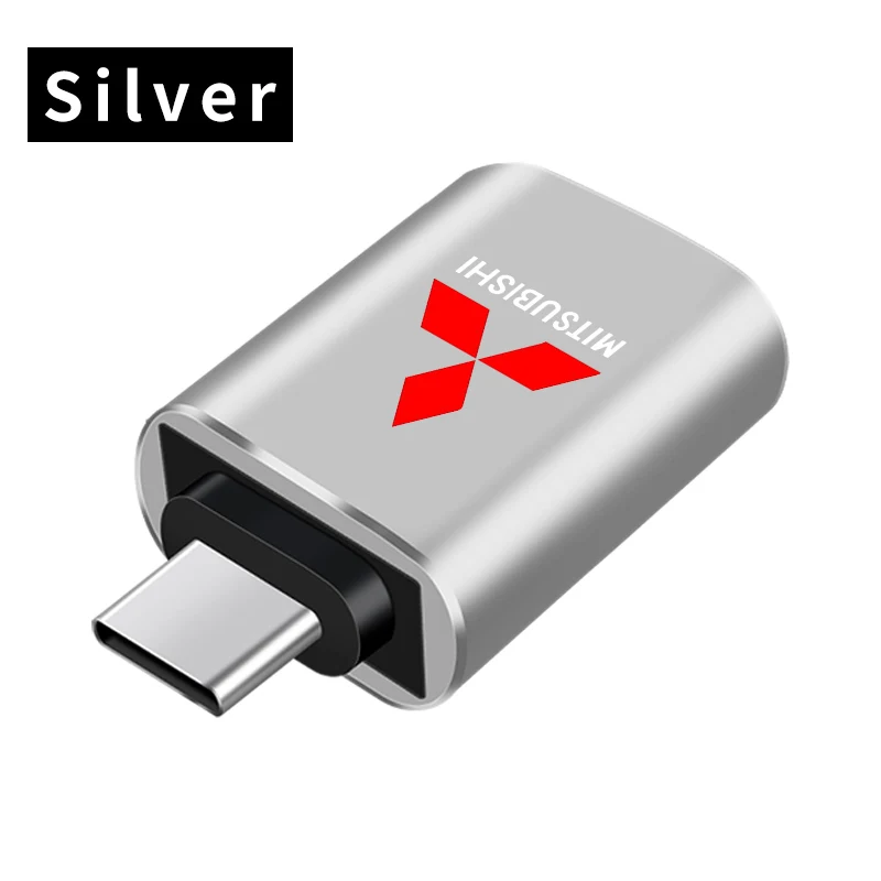 

Автомобильный мини-конвертер с интерфейсом Type-C на USB, зарядный адаптер для Mitsubishi Asx Lancer Outlander Pajero Ralliart, аксессуары