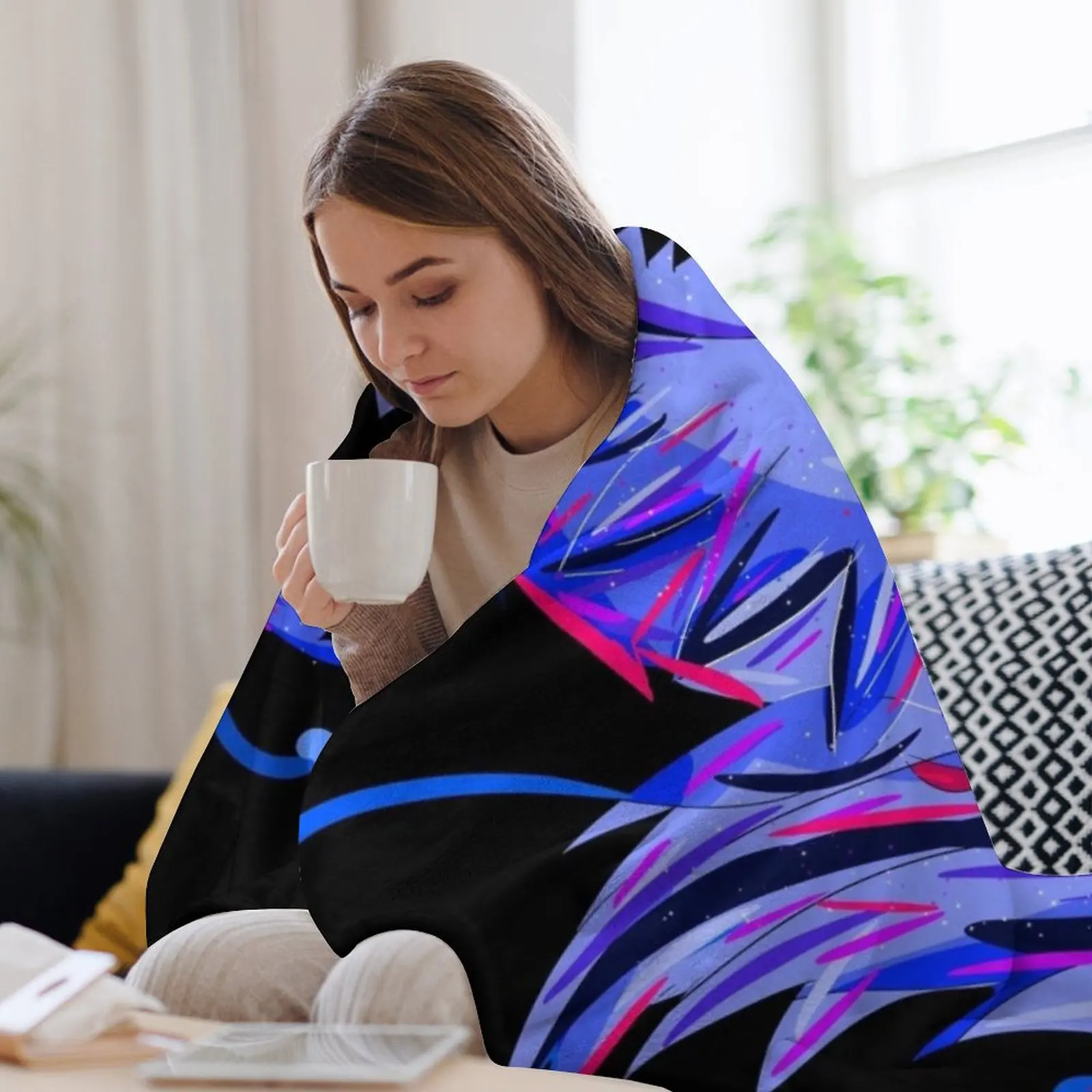 Одеяло Slugcat и ящерица для детских дизайнерских одеял