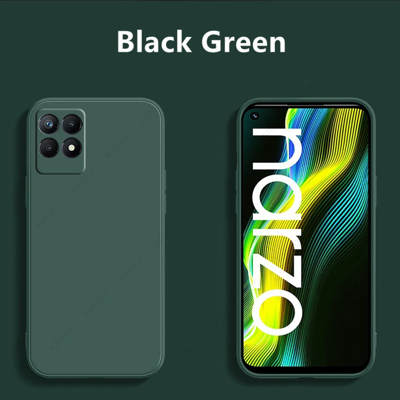 Чехол для Realme Narzo 50 4G чехол телефона бампер жидкий силиконовый 50A 50i 30 30A - купить по