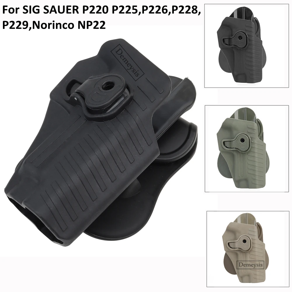 

Чехол с правой рукой для тактического пистолета SIG SAUER P220 P225,P226,P228,P229,Norinco NP22, военные пистолеты, чехол с правой рукой