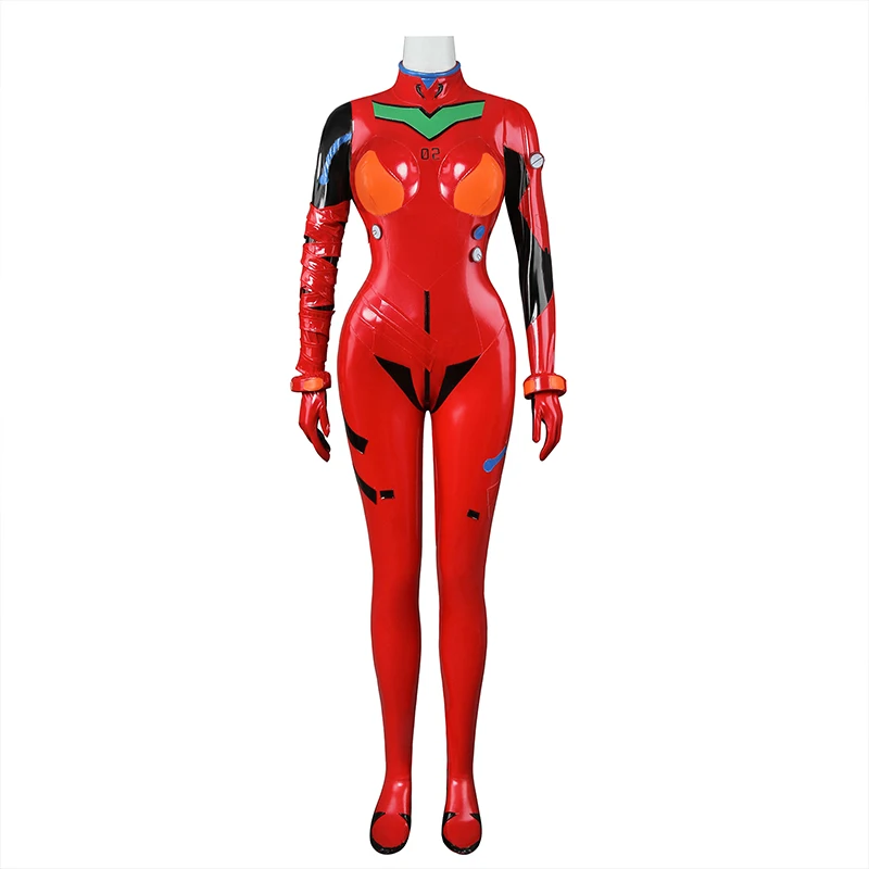 NSPSTT EVA Asuka Langley Soryu Боевой Костюм Косплей Костюм Asuka Langley Soryu Карнавальная Вечеринка Женский Комбинезон Кожаная Одежда (art.: 3920d4297ee8a) - 3920d4297ee8a