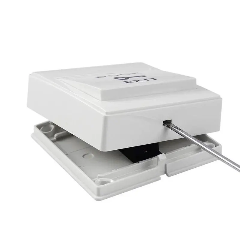 10 шт. установленная кнопка выхода с нижней коробкой для открытой двери кнопочный