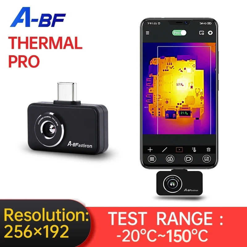 

Тепловизор A-BF, фотоаппарат, фотография, промышленная печатная плата, обнаружение пола, труба обогрева, инфракрасная камера для телефона ...