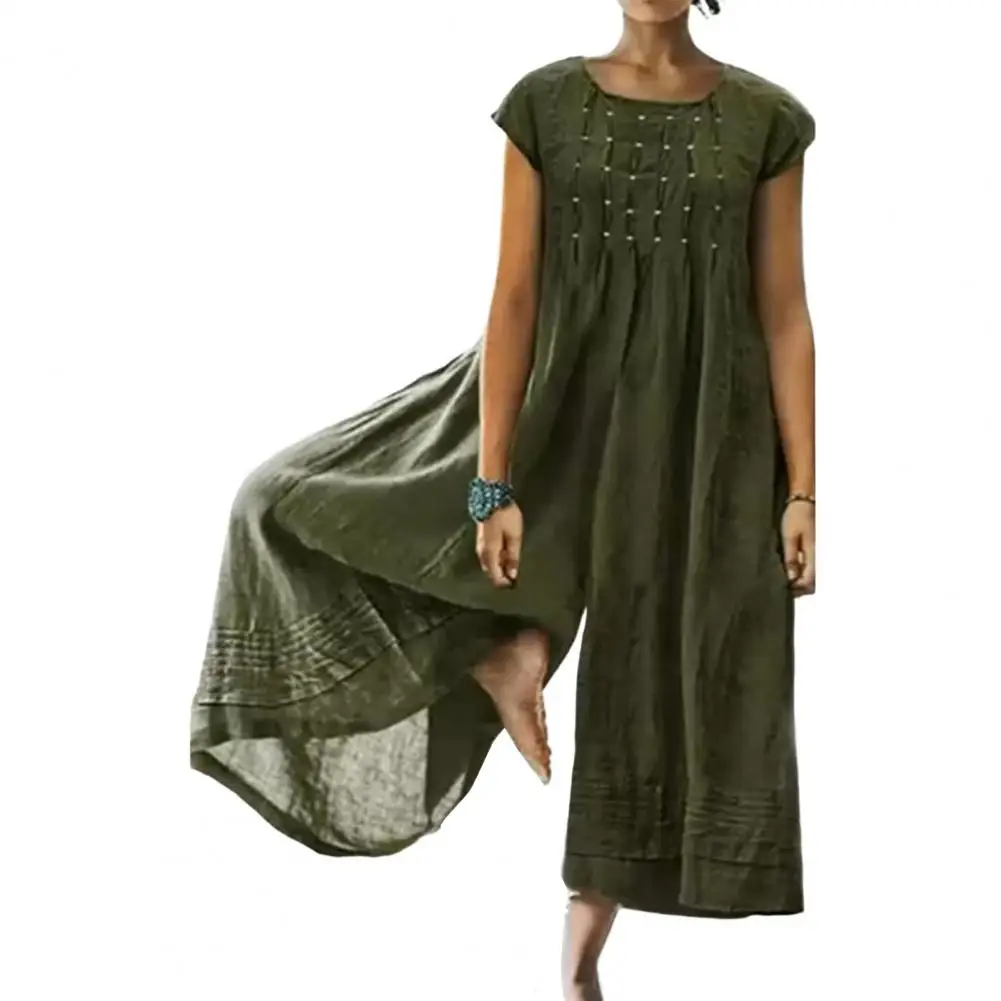 

Женский однотонный Летний комбинезон, Длинный летний женский комбинезон