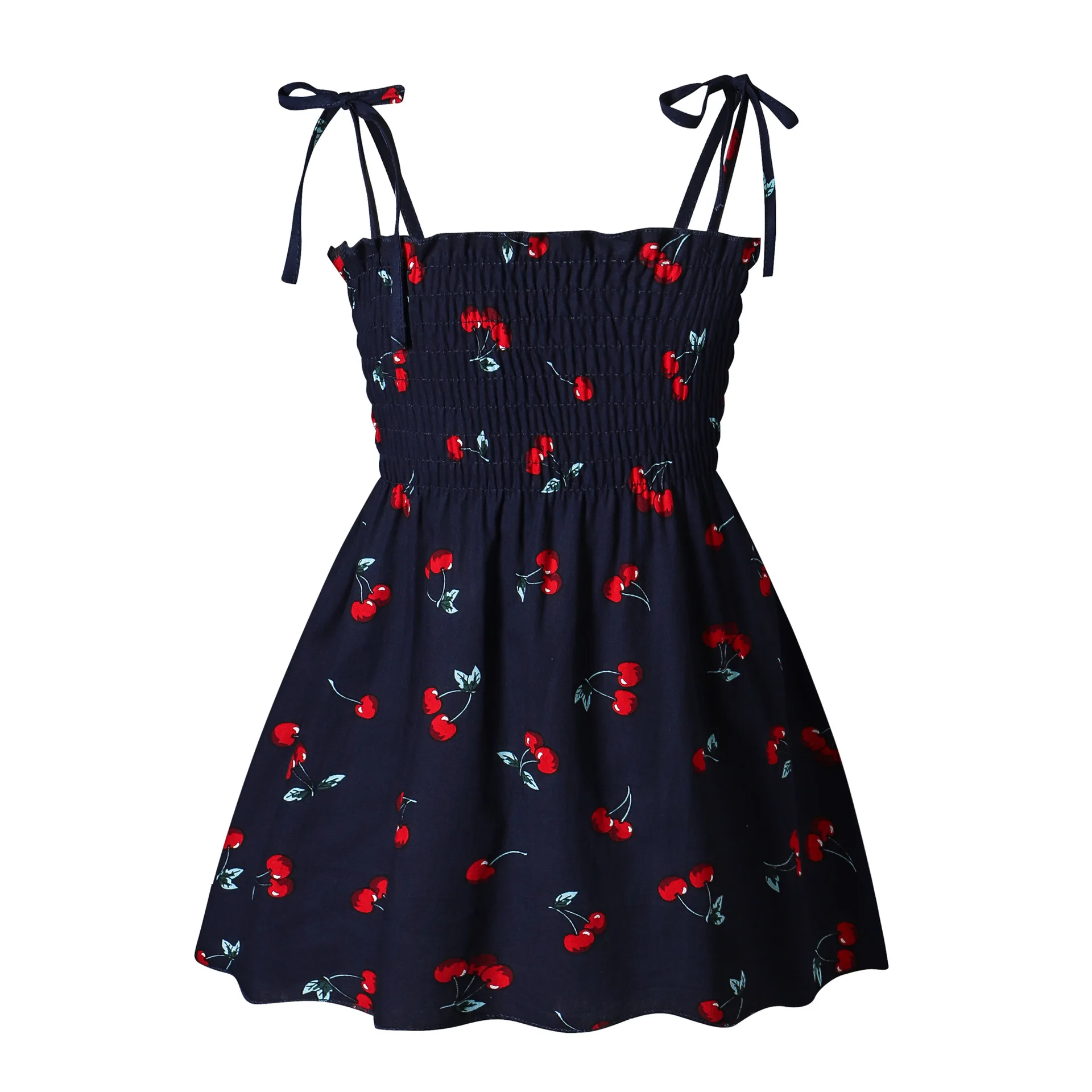 

2022 New Beach Girls Floral Dress Sling Bohemian Princess Dresses for Girl Clothing Elegant Children Kids Dresses for Girls