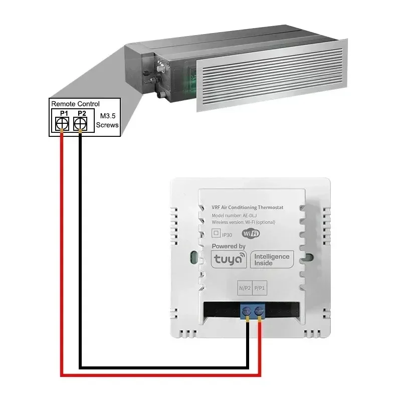 Фото Wi-Fi или Zigbee VRV-термостат для Daikin Heavy Industries с поддержкой Smart Life, Wi-Fi и голосового управления через Alexa №4