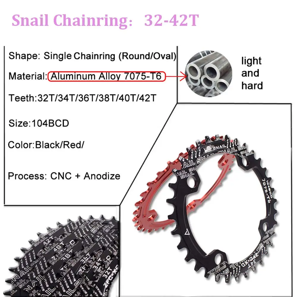 IXF велосипед 104 BCD Кривошип цепь полый интегрированный 170 мм узкий широкий MTB