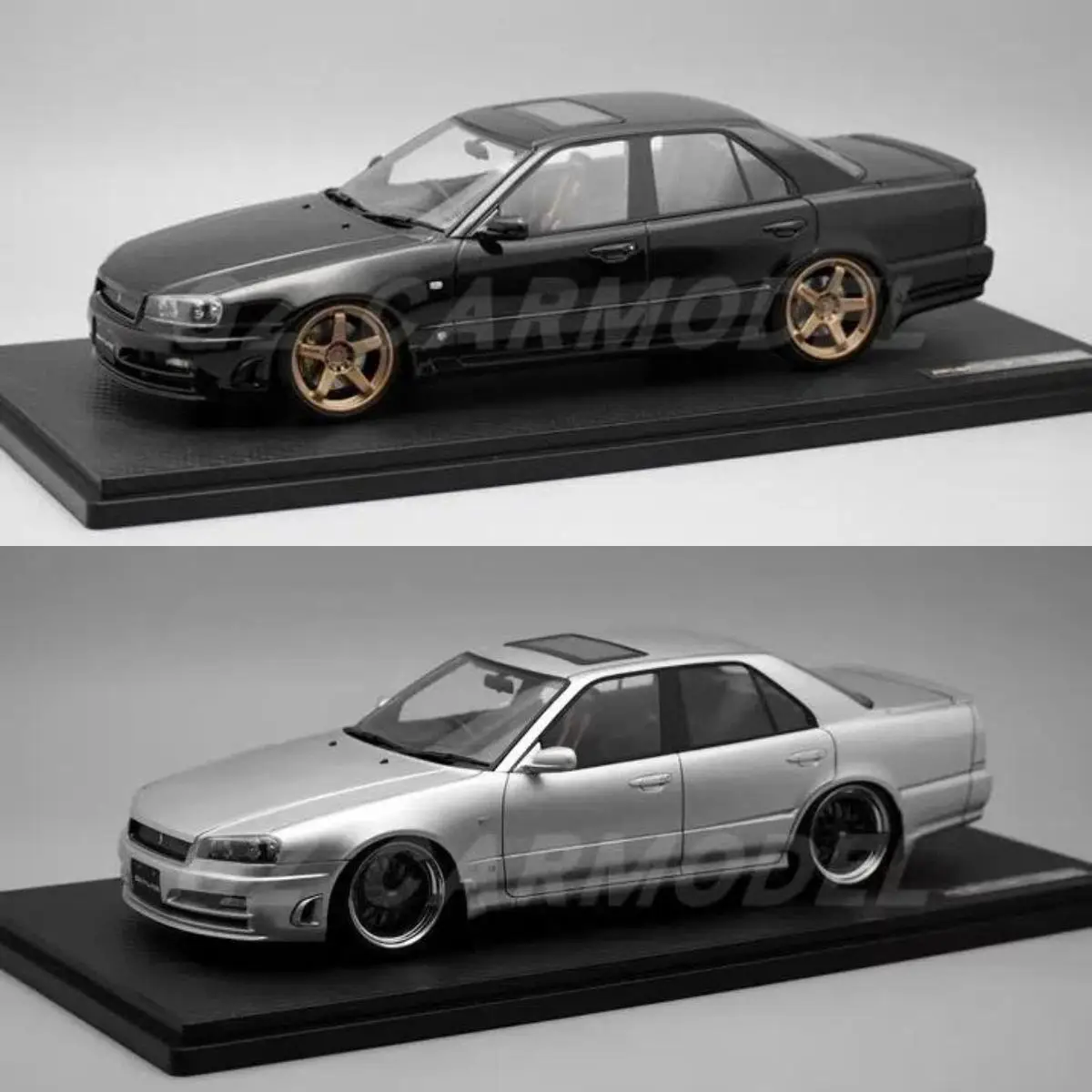 IG 1:18 R34 Skyline 25GT Turbo ER34 JDM имитация ограниченный выпуск смолы Металл статическая