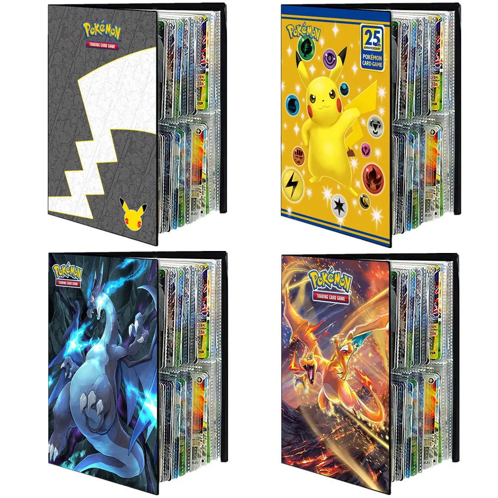 

27 моделей, 240 шт., альбом для карт Pokemon Charizard Pikachu, книга Vmax, строительная книга, Аниме игра, карточка, коллекционные игрушки, подарок