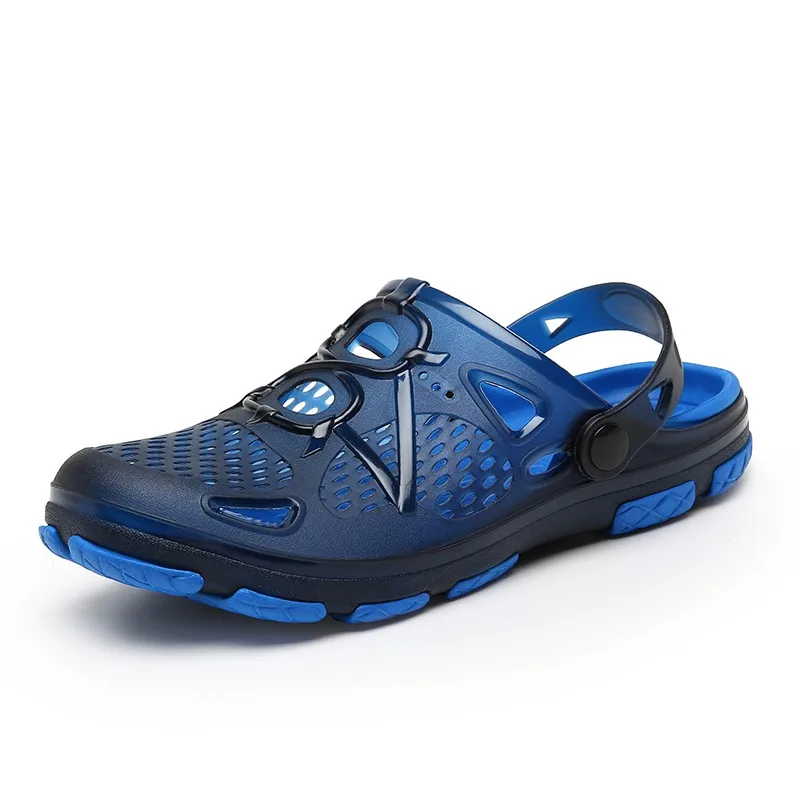 

Men Beach Sandals Big Size Outdoor Slides Breathable Summer Lightweight Men's Sneakers Slip On Slippers Flat Leisure Water Shoes