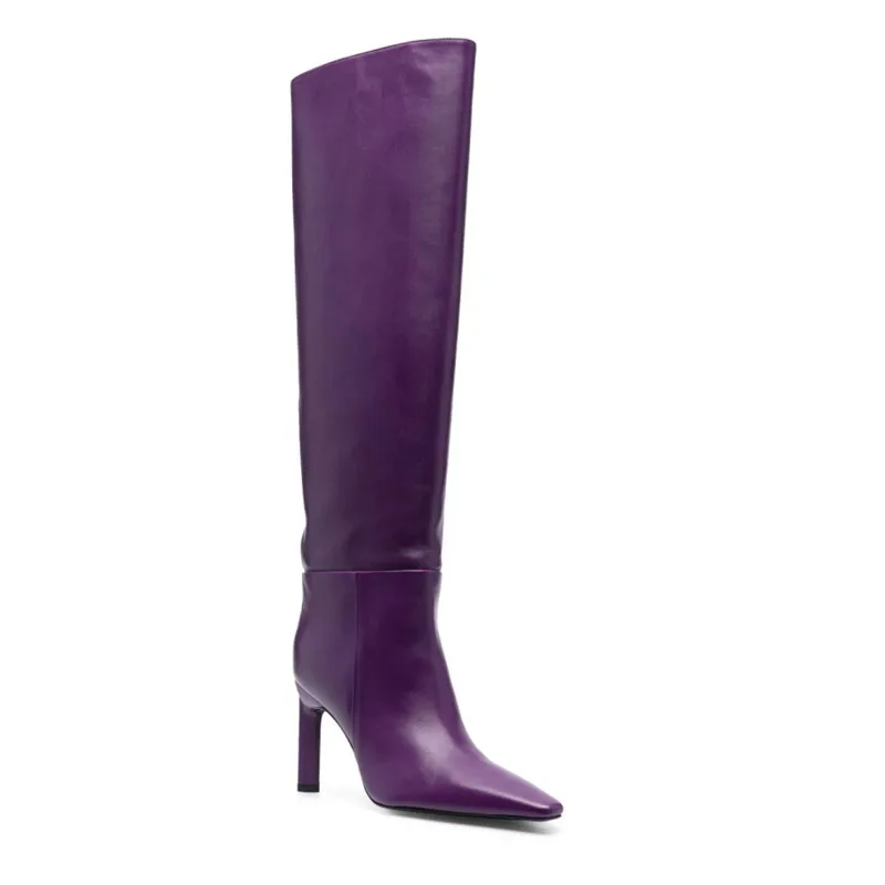 European and American Large Size Women's Boots Fashionable New Knee High Fashion Women's Boots Long Boots In Autumn and Winter