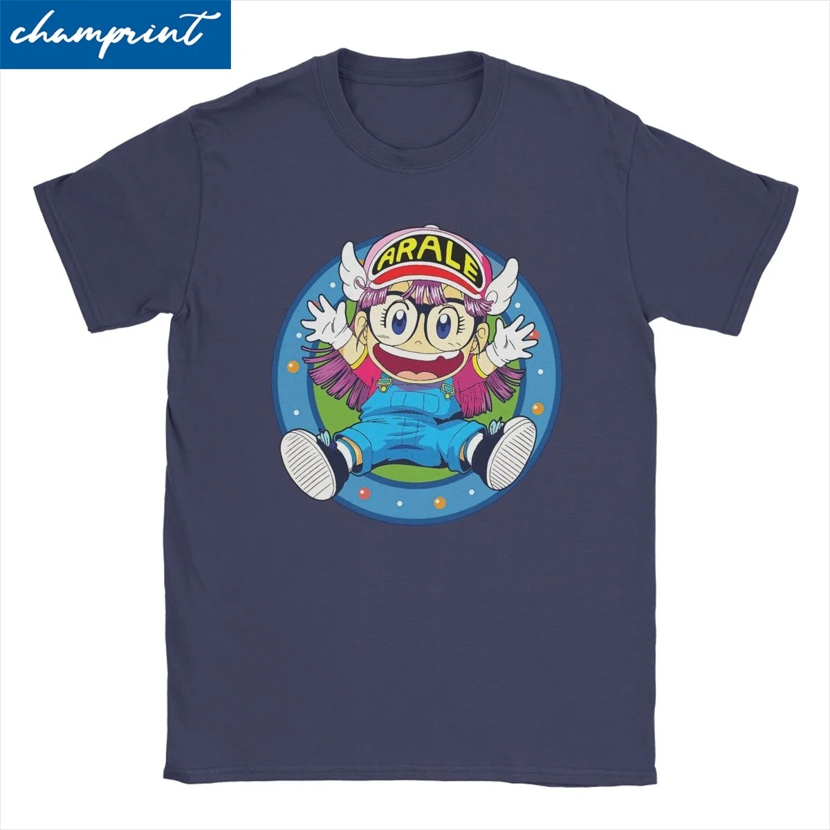 

Funny Cute Arale Norimaki Dr Slump T-Shirts Men Women's Pure Cotton T Shirts Anime Short Sleeve Tees Birthday Gift Clothes