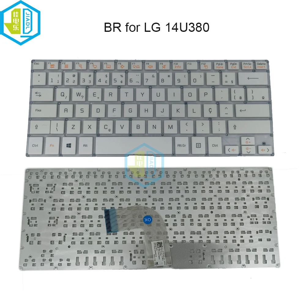 

Laptop Brazilian keyboard for LG 14U380 14U380-E LG14U38 14UD380 BR Brazil notebook pc replacement keyboards LGM15C2 AEW73669803