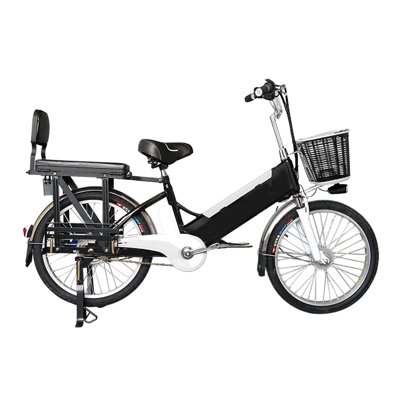 

22 Inch Large Shelf Spoke Wheel 350w Brushless With Gear Motor Lithium Battery Heavy Load Electric Bike