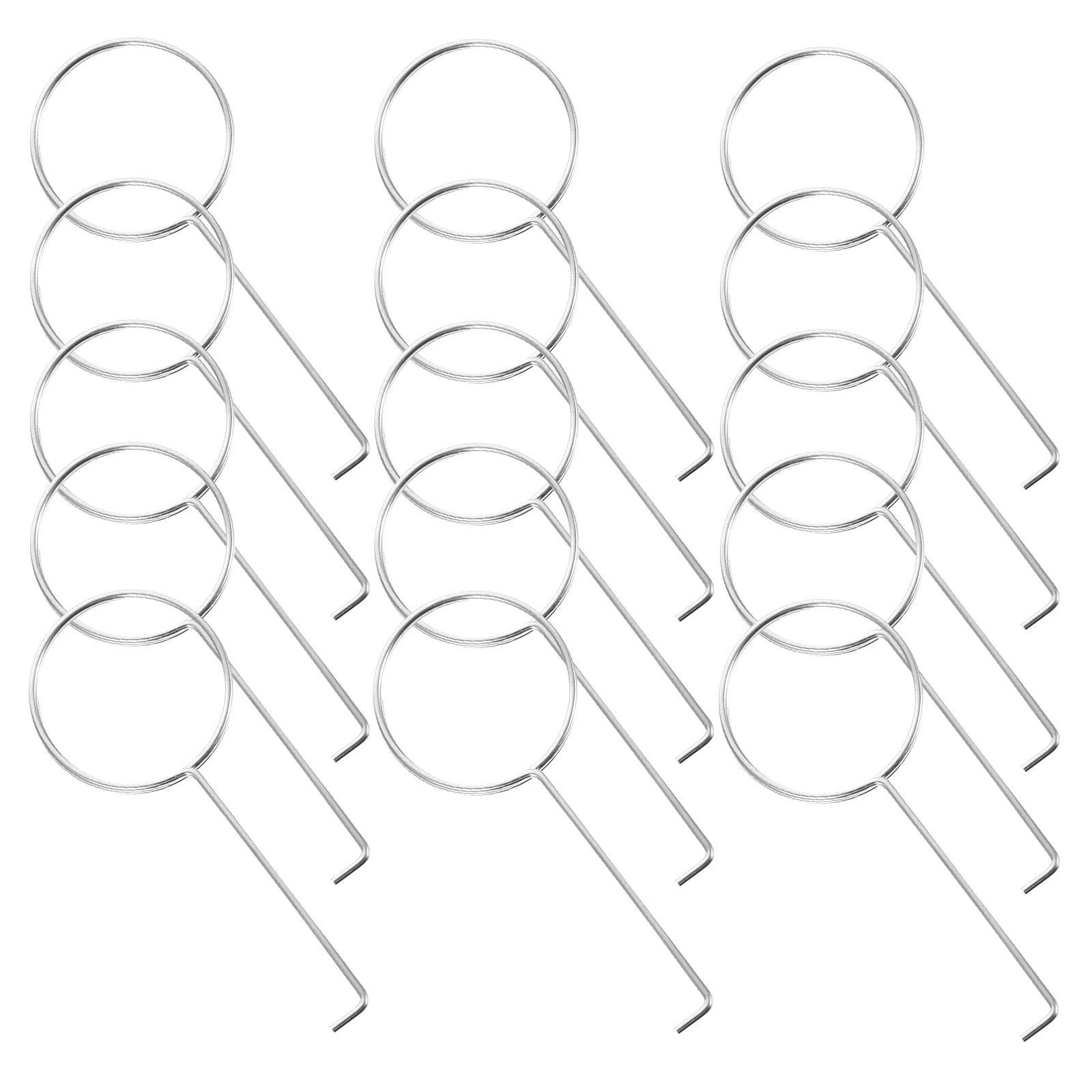 

50 Pcs Draino Floor Handle Hook Bathroom Tools Tub Removal Barbecue Hooks Grate Lifting